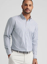 Peter Millar - Leavenworth Performance Twill Sport Shirt  - Blue Haze