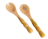 Beatriz Ball - Resin Alabaster Salad Servers - Matcha