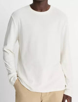 Vince - Men's - Micro-Waffle Pima Cotton Double-Collar Long-Sleeve T-Shirt