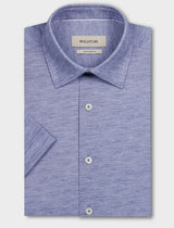 Bugatchi - Miles Oooh Cotton® Melange SS Shirt- Orchid