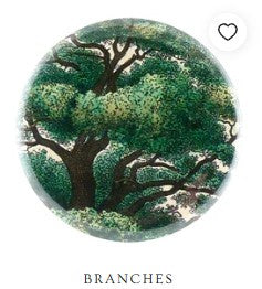John Derian - Mirror Button - Branches