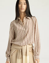 Momoni - Ascot Blouse Beige