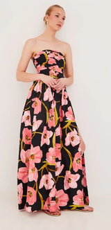 Cara Cara - Montreal Gown - Marais Bloom Black