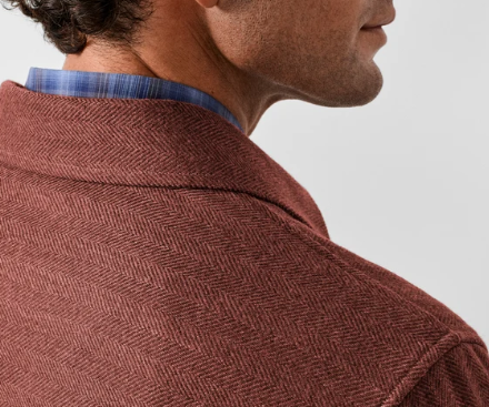 David Donahue - Moore Overshirt - Rust