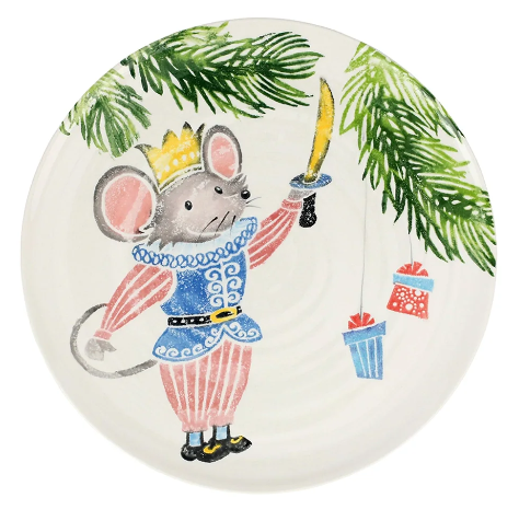 VIETRI - Nutcrackers Mouse King Round Platter