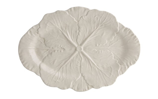 CABBAGE-Natural Small oval Platter 15" 65000752