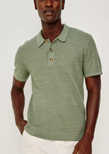 Rails -Men's Nathan Polo Shirt - Silver Sage