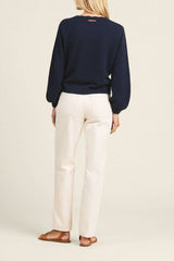 Trovata Birds of Paradise- Kate Sweater- Navy