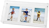 Tara Wilson Designs - Photo Tray - 16" X 8" With  White Mat For Three 5" X 7" Photos