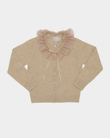 Lingua Franca - Brushed Wool Cardigan - Linen