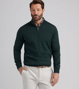 Peter Millar - Autumn Crest Quarter Zip - Nordic Pine