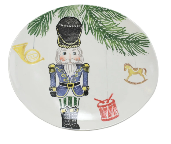 VIETRI - Nutcrackers Medium Oval Platter