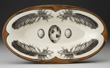 Laura Zindel - Oblong Serving Dish - Quail Feather