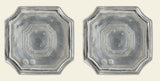 MATCH - Octagonal Coaster - Pair - Pewter