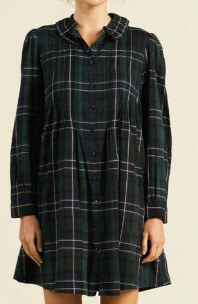 Trovata - Olive Dress - Windsor Plaid
