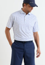 Oyster Roast Performance Jersey Polo - White