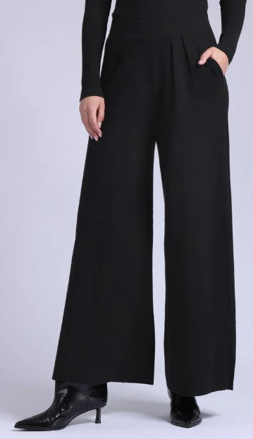 Minnie Rose - Viscose Palazzo Pant with Pockets