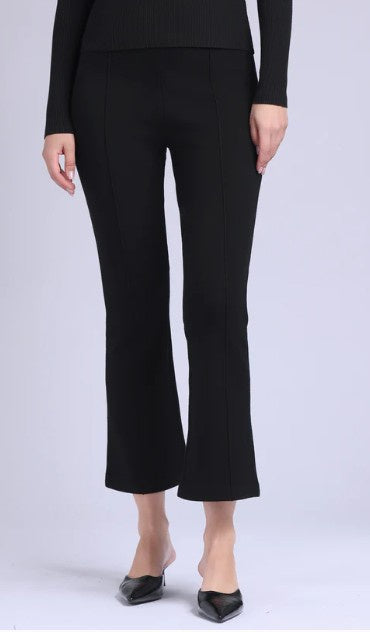 Minnie Rose - Viscose Kick Flare Pant - Black