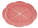 CABBAGE-Pink Oval Platter 17" 65032689