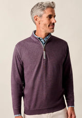 Johnnie O - Sully Quarter Zip - Royal Plum