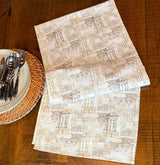 Ramsay Gourd - Roman Holiday Table Runner in Sepia