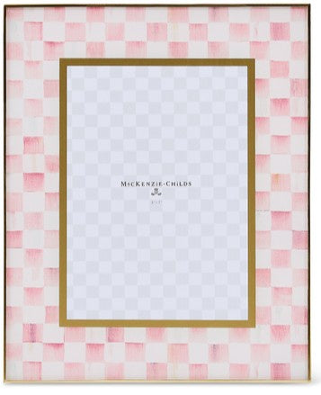 MacKenzie-Childs- Rosy Check 5x7 Glass Frame