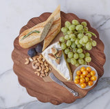Scalloped Trivet Riser, Large Round, Natural