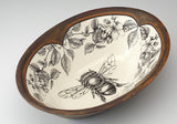 Laura Zindel - Large Serving Dish - Honey Bee w Apple