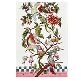 birdsong dish towel