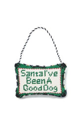needlepoint dog lover ornament