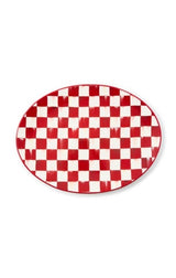 cherry check serving platter
