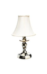 courtly check candlestick lamp