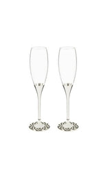 celebrate courtly toasting flutes, set of 2