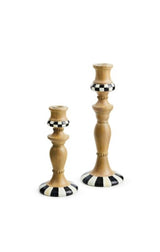 courtly candlesticks, set of 2