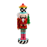 Mackenzie Childs - Confetti Christmas Resin Nutcracker