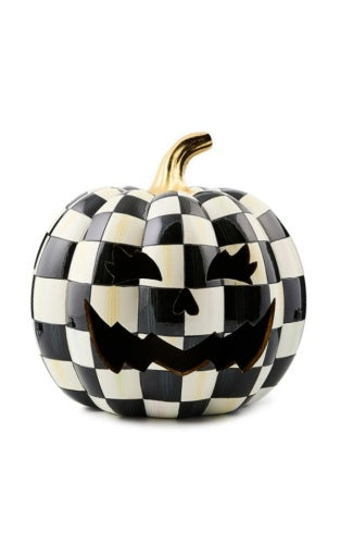 courtly check illuminated jack o' lantern