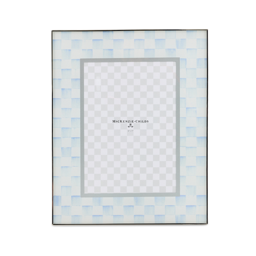 MacKenzie-Childs - sky check 5" x 7" glass frame