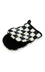 courtly check mini oven mitt