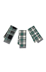 evergreen woven dish towels, set of 3