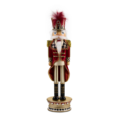 MacKenzie-Childs - traditional christmas wood nutcracker