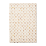 mocha check dish towel