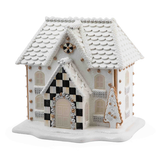 gingerbread illuminated house