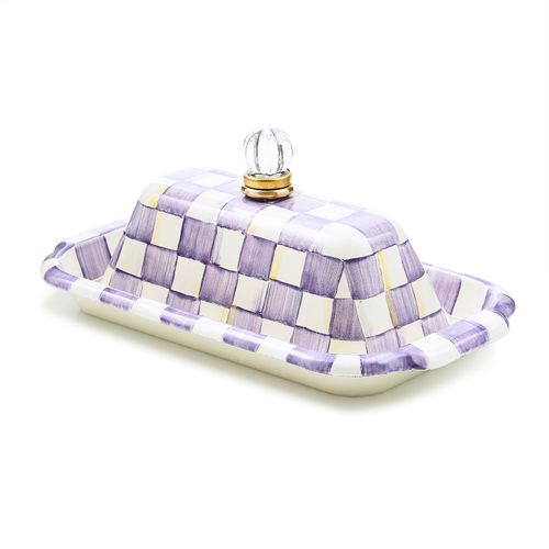 violet check butter box