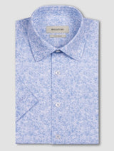 Milo OoohCotton® Floral Short-Sleeve Shirt - Air Blue