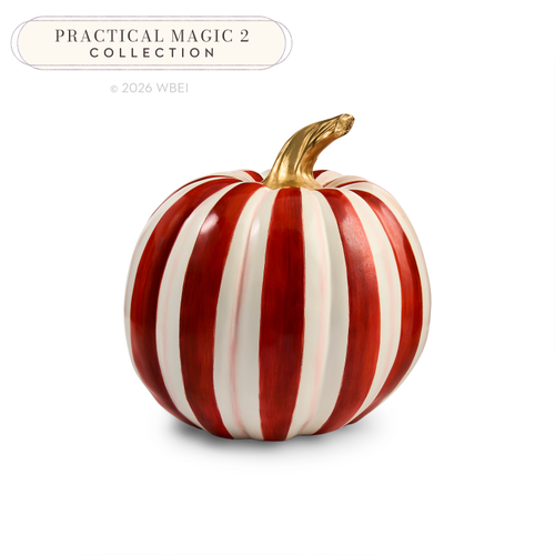 MacKenzie-Childs - paprika stripe medium pumpkin