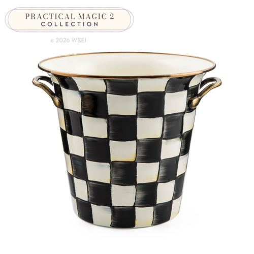 Mackenzie -Childs - Check Wine Cooler - Courtly Check