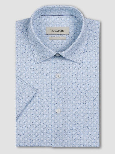 Miles OoohCotton® Floral Short-Sleeve Shirt - Seafoam