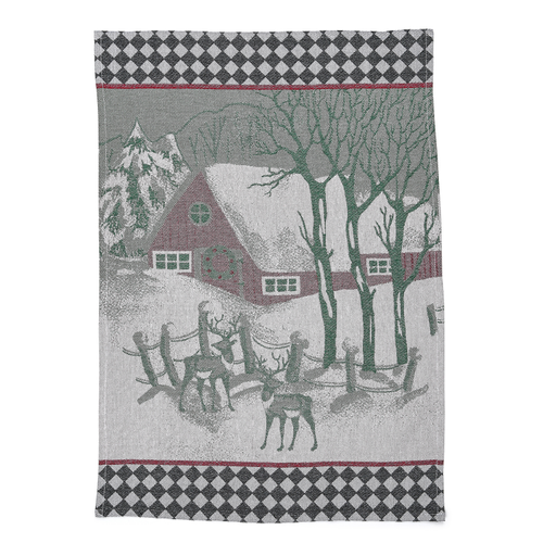 new england jacquard dish towel