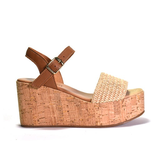 CORDANI - JESSICA Raffia Sandle - Natural