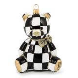 2025 courtly bear glass ornament